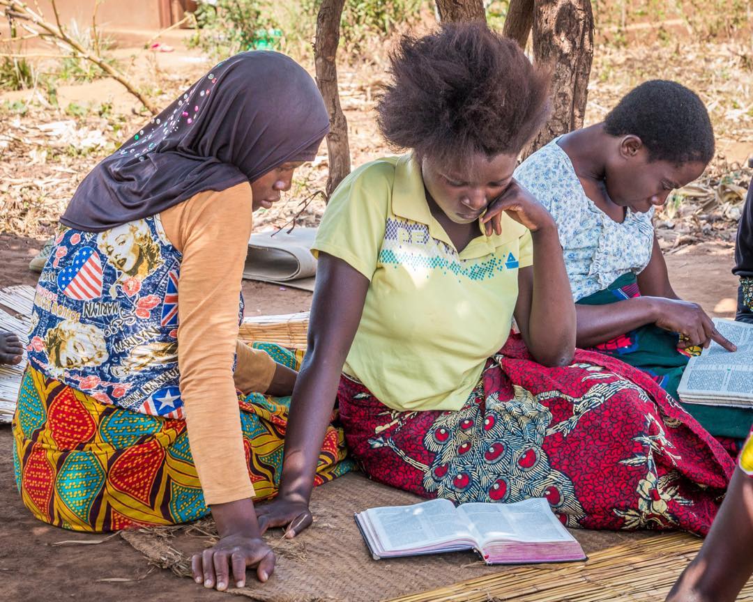 Ladies Bible study in Africa