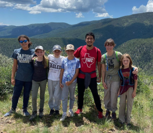 The Southside Youth Group on a hiking trip