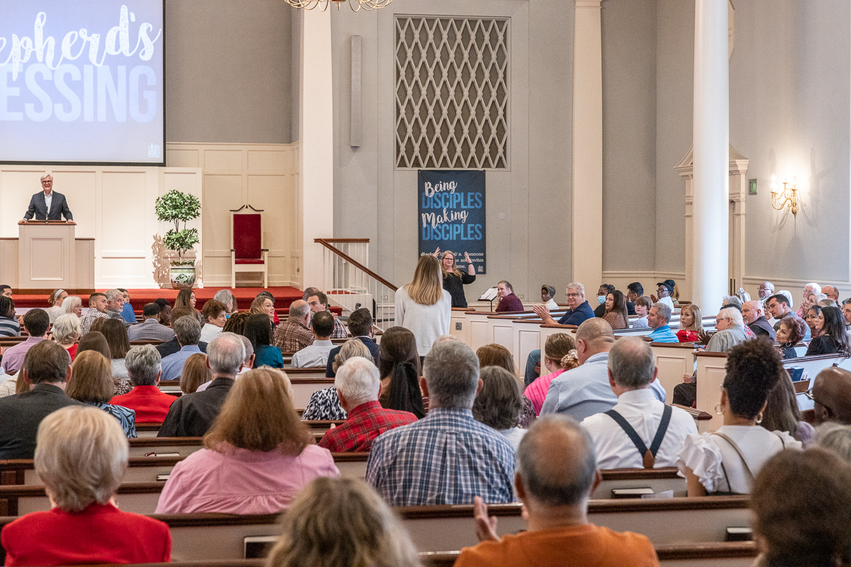 The Shepherds' Blessing to close Sunday morning worship